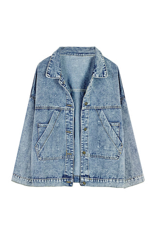Classic Button-Up Denim Jacket