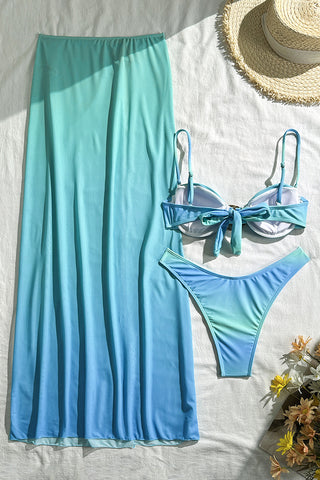 Stylish Bikini Set with Elegant Cover-up
