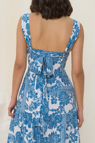 Floral Sleeveless Maxi Dress