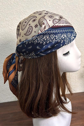 Patterned Headscarf Accessory