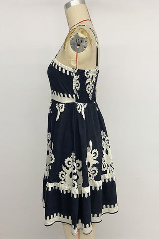 Floral Print Casual Dress