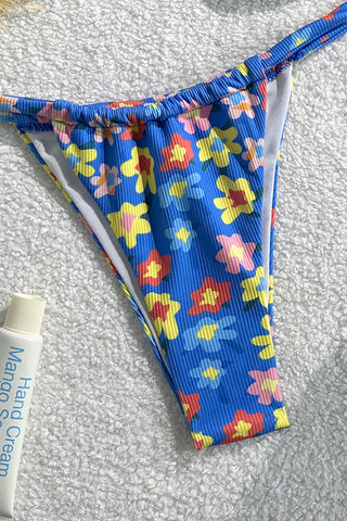 Floral Halter Bikini Set