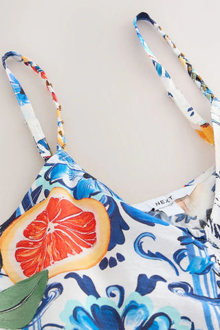 Printed Maxi Casual Dress