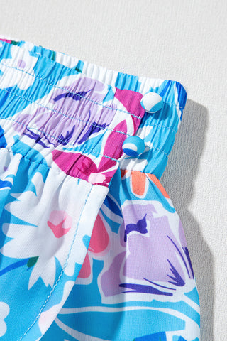 High-Slit Floral Maxi Skirt