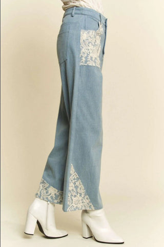 Elegant Straight Denim Pants
