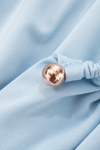 Gold Accent Halter Tank Top