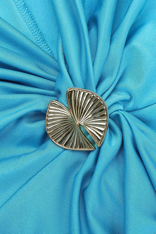 Twist Front Slit Maxi Dress