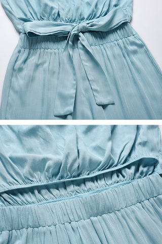 Strapless Wide-Leg Jumpsuit