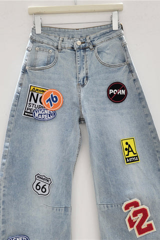 Patch Barrel Jeans