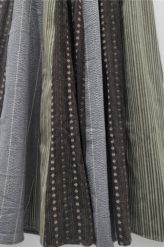 Striped Patchwork Skirt