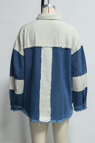 Oversized Button-Front Jacket