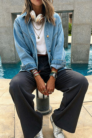 Relaxed Fit Denim Jacket