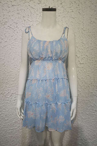 Strappy Floral Casual Dress