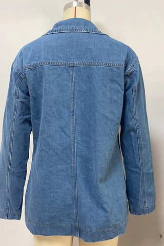 Classic Buttoned Denim Jacket