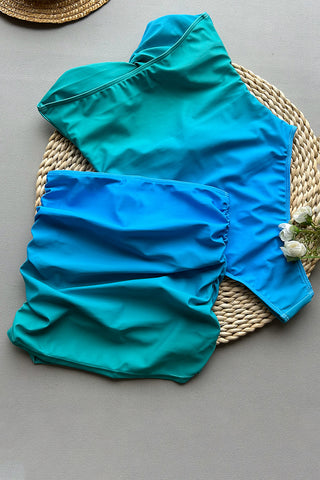 Cutout Two-Piece Beach Outfit