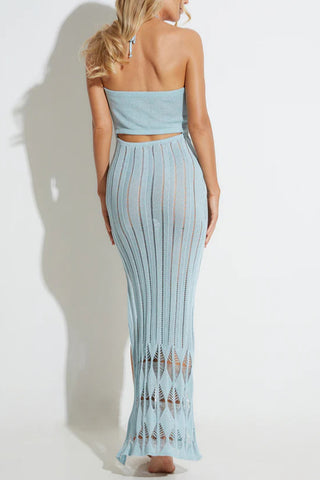 Halter Cut-Out Cover-Up Dress