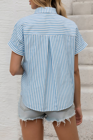 Striped Short Sleeve Shirt