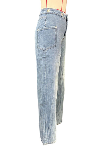 High-Waisted Wide-Leg Jeans