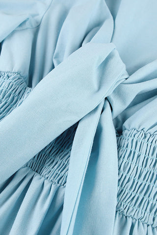 Tie-Front Midi Dress