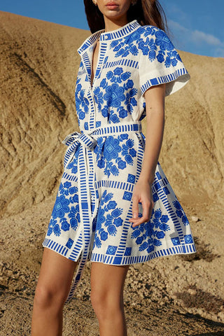 Floral Print Casual Dress