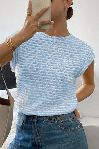 Striped Sleeveless Tank Top