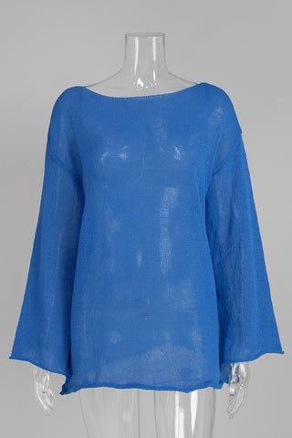 Simple Long-Sleeve Crewneck Tee