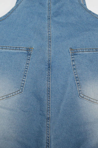 Pocket Detail Denim Jumpsuit