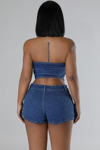 Quilted Halter Skirt Set