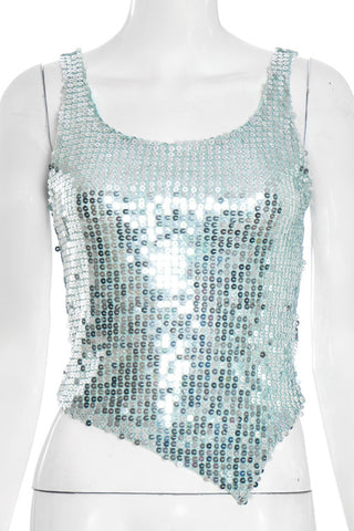 Sequin Embellished Tank Top