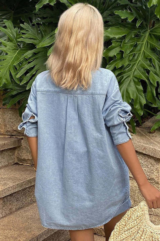 Button-Up Casual Short Set