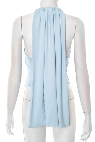 Elegant Plunge Neck Tank Top