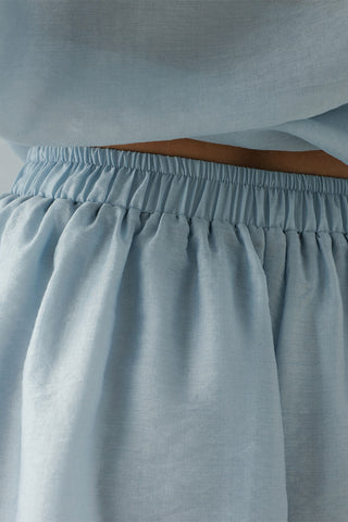 Ruffle Front Shorts Set