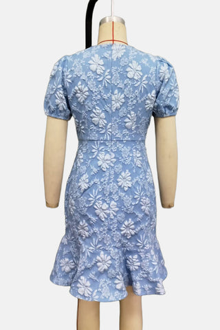 Elegant Floral Casual Dress