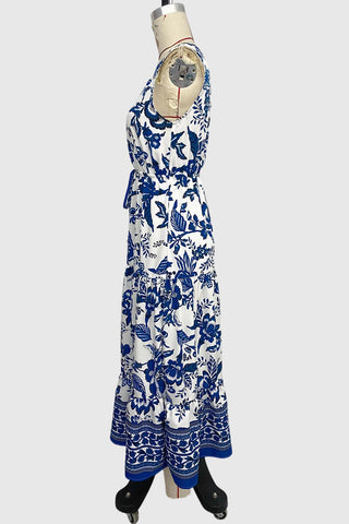Floral V-Neck Casual Dress