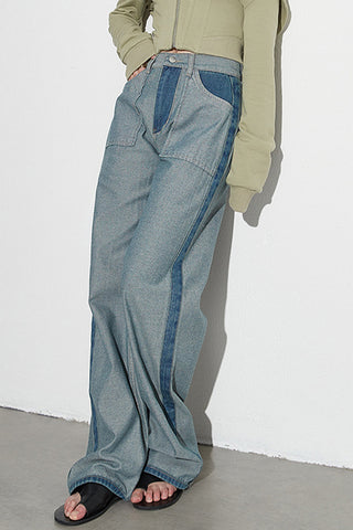 High-Waist Straight Jeans