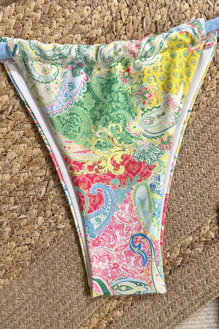 Paisley Bikini Set with Cover-Up