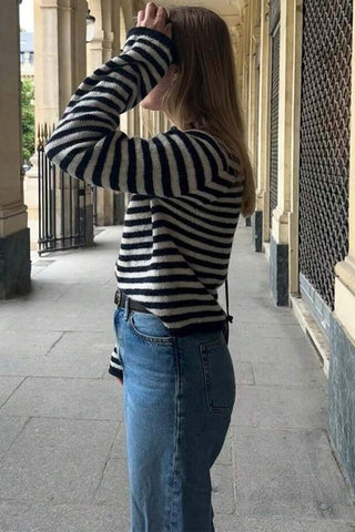 Ribbon-Detail Sweater