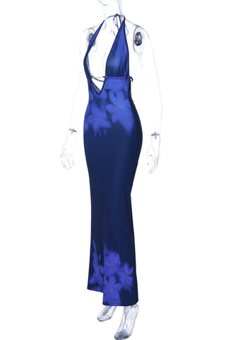 Elegant Halter Maxi Dress