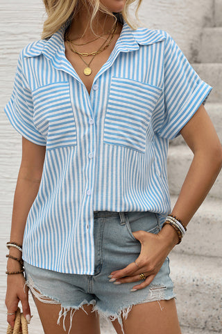 Striped Short Sleeve Shirt