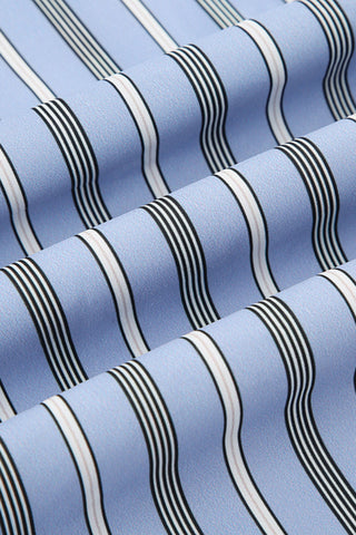 Striped Drawstring Casual Pants