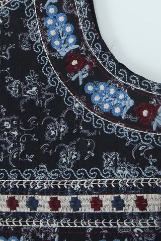 Patterned Cropped Tank Top