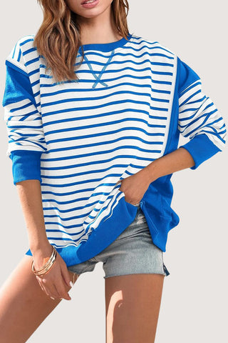 Striped Casual Long-Sleeve T-Shirt