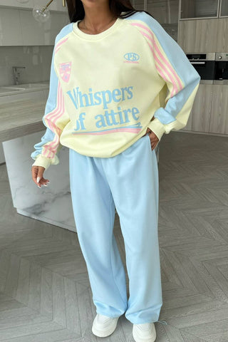 Relaxed Sweatshirt and Pants Set