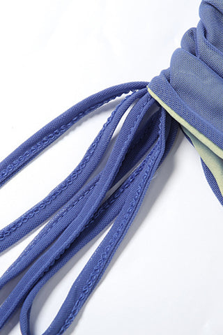 Halterneck Ruched Casual Dress