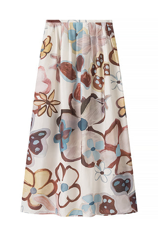 Floral Off-Shoulder Skirt Set