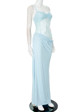 Elegant Sundress with Lace Detail