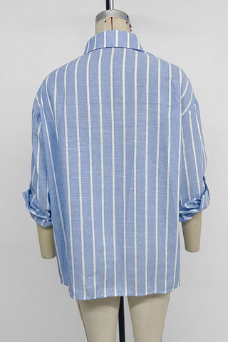 Striped Button-Down Shirt