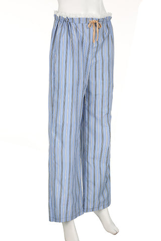 Striped Drawstring Casual Pants