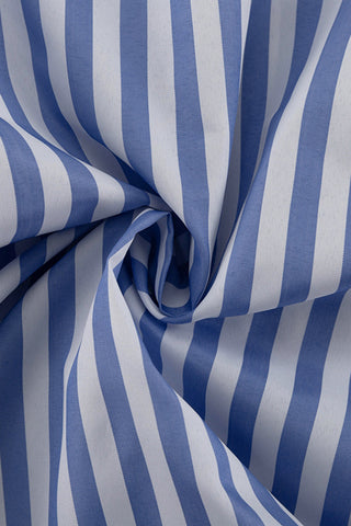 Asymmetrical Ruffle Belted Shirt Dress