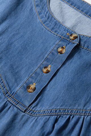 Button-Up Casual T-Shirt